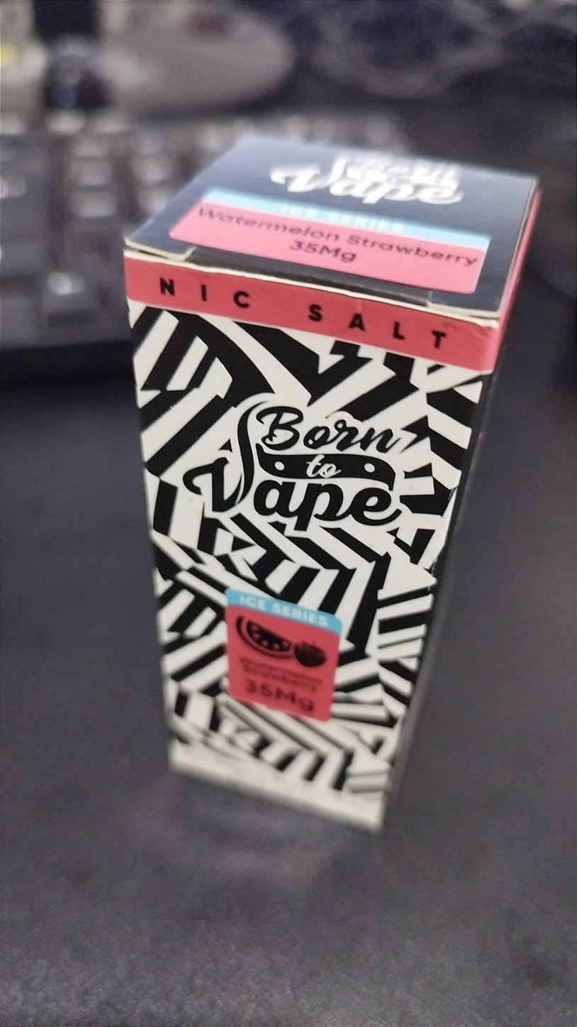 Bonr to vape watermelon strawberry nicsalt; vapevaportabacaria.com